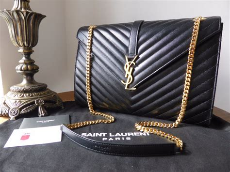 ysl matelasse envelope bag|YSL Bag black on.